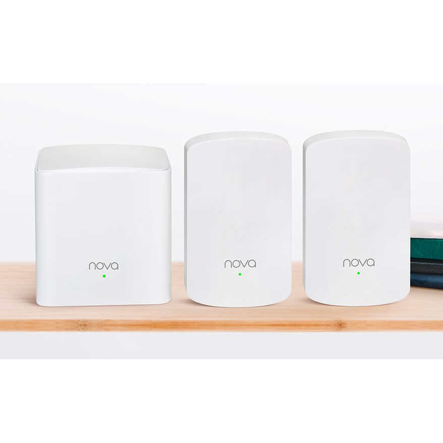 Bộ 3 thiết bị phát wifi phủ sóng rộng 350m2 Tenda NOVA MW5-Chuẩn AC1200