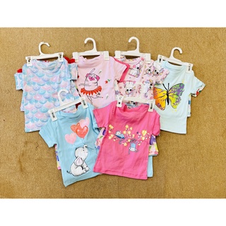 Set 3 bộ bozip cộc tay cho bé gái vnxk