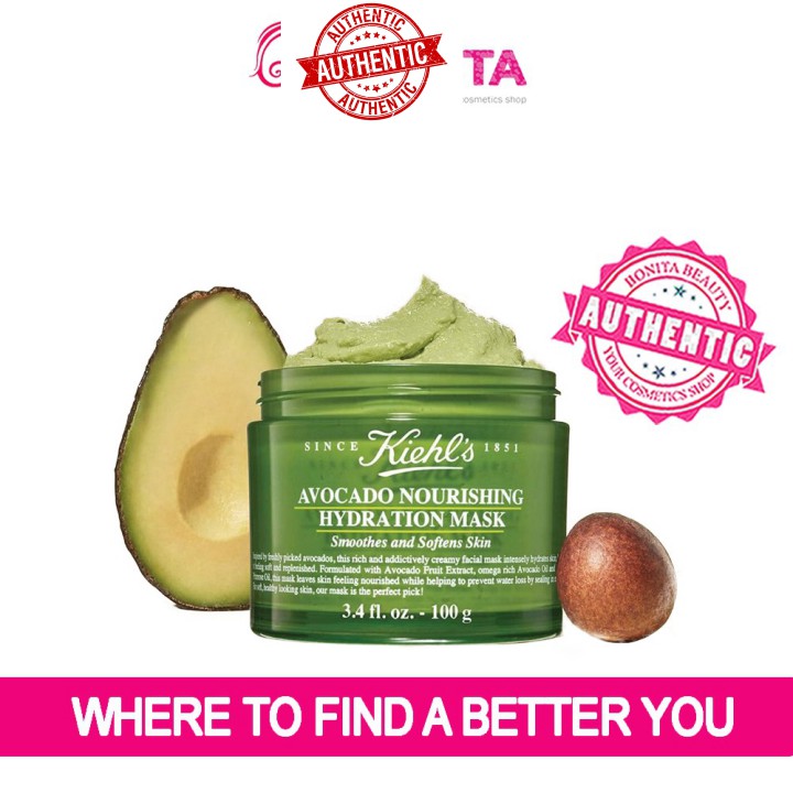 [Mã chiết khấu giảm giá mỹ phẩm chính hãng] Mặt nạ Kiehl's Avocado Bơ 10g