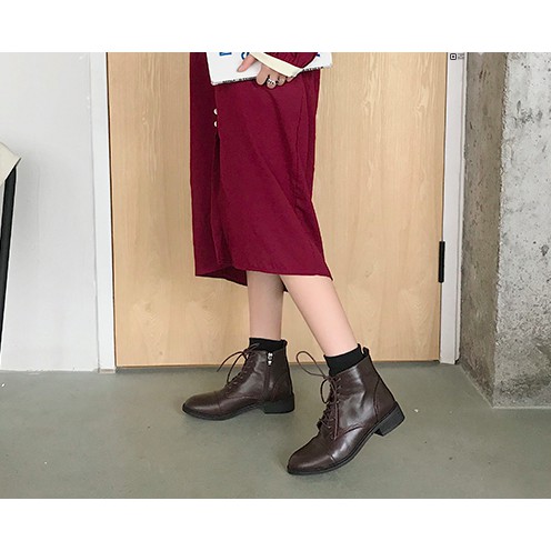 [ORDER] GIÀY BOOTS MARTIN CỔ NGẮN BỐT CỔ NGẮN ULZZANG HÀN QUỐC SIÊU XINH