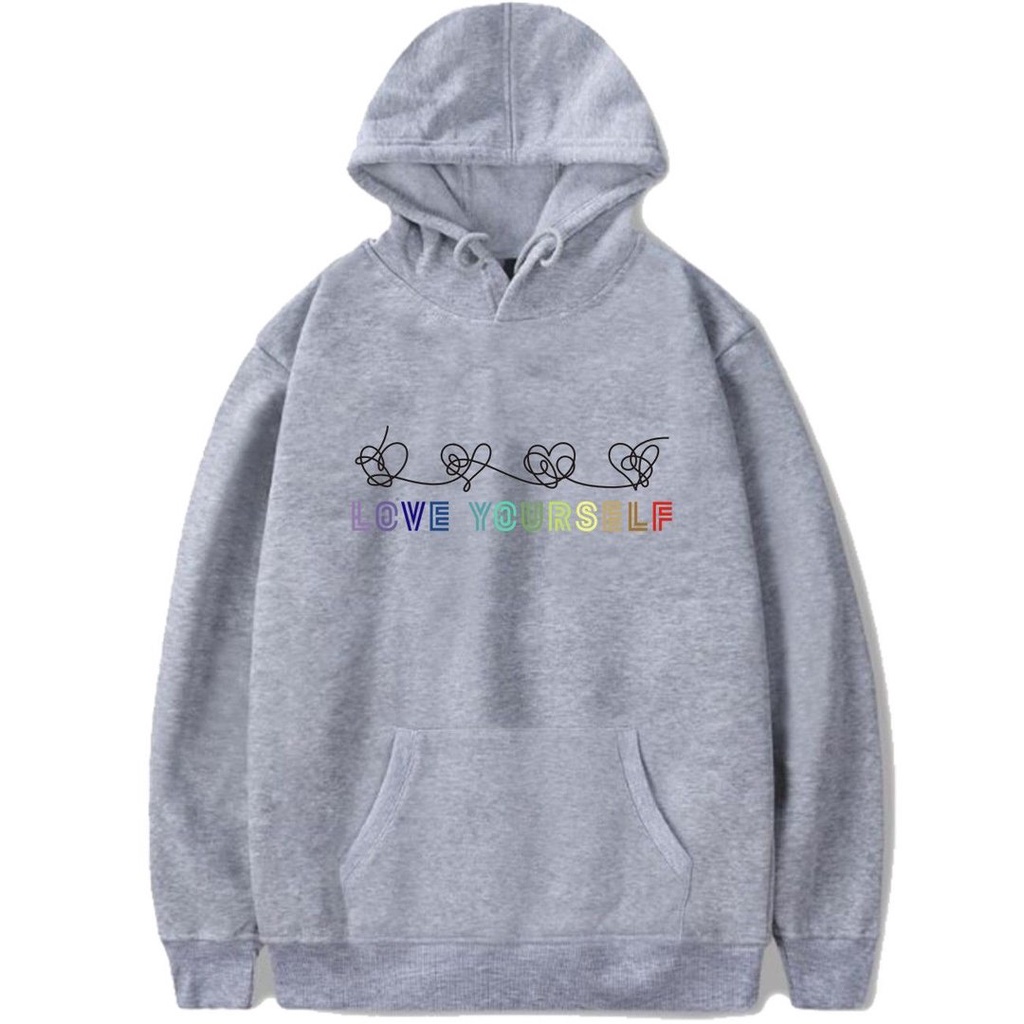 Áo hoodie BTS LOVE YOURSELF áo nỉ dài tay thu đông có mũ