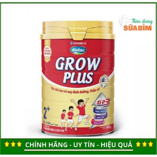 Sữa Bột Dielac Grow Plus Đỏ 1+,2+. 900g Vinamilk (Date 2022)