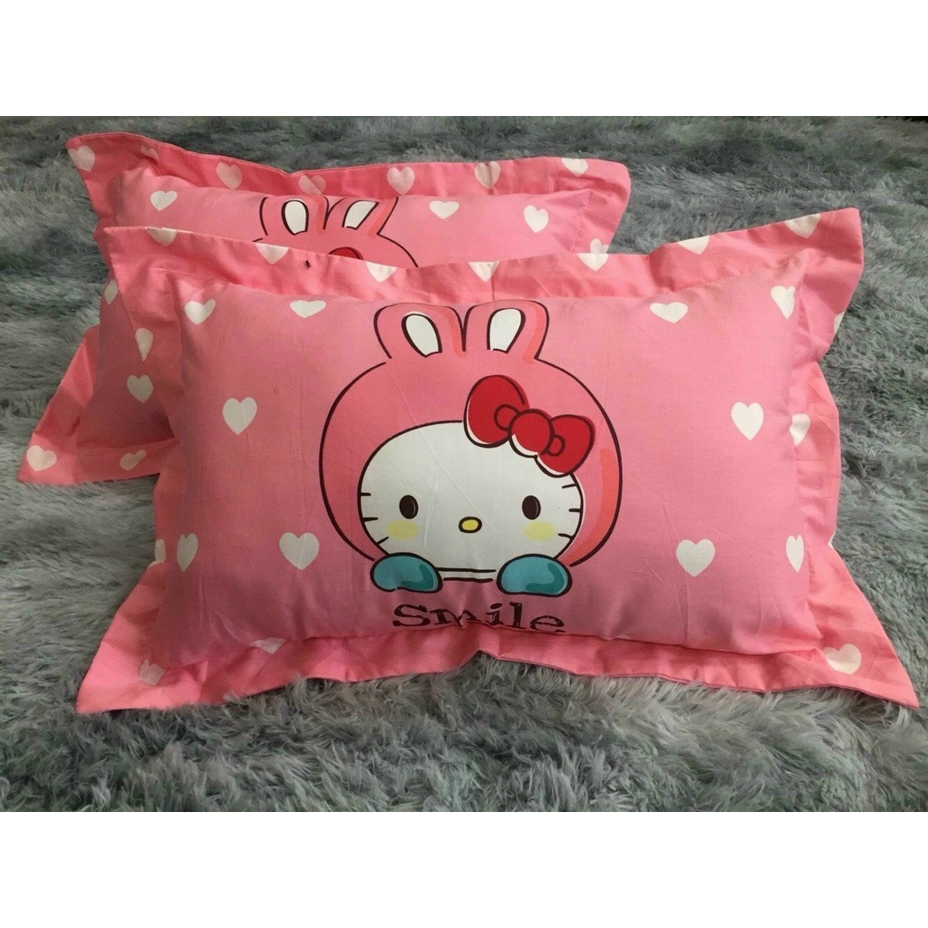 Gối Cotton Cho Bé Gối Cho Bé Đi Học 100% Cotton Mềm Mịn Thoáng Mát Hình Thú Nghộ Nghĩnh Đáng Yêu Có Ruột Gối Đi Kèm