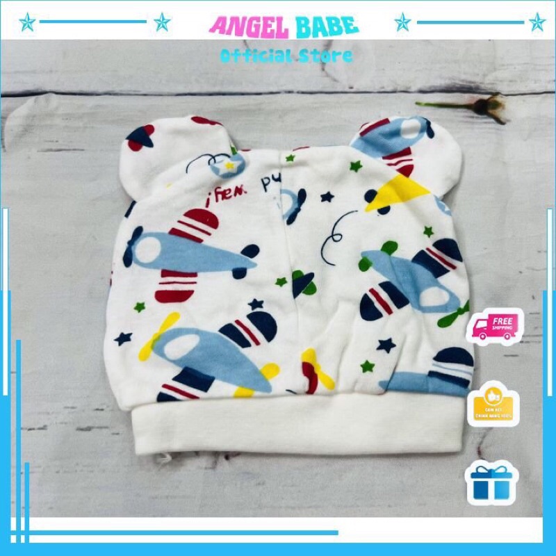 Nón sơ sinh cho bé hình gấu