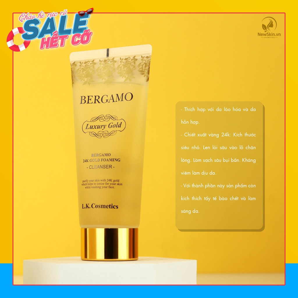 Sữa rửa mặt BERGAMO Foaming Cleanser 150ml