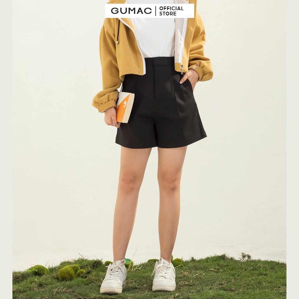 [Mã WABRGU99 giảm 12% đơn 99K] Quần short nữ xếp ly thời trang GUMAC QC03062