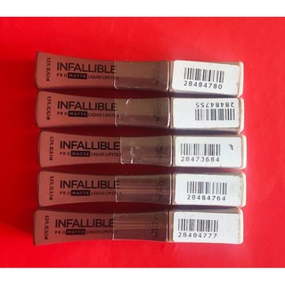 Hàng Mới Son kem lì L'Oreal Paris Infallible Chocolate 6.3 ml (Chính hãng)