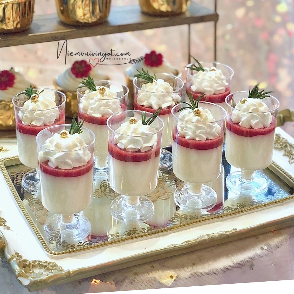 Ly Mica Trang Trí Sự Kiện, Ly Nhựa Đựng Bánh Mousse ~ 2030