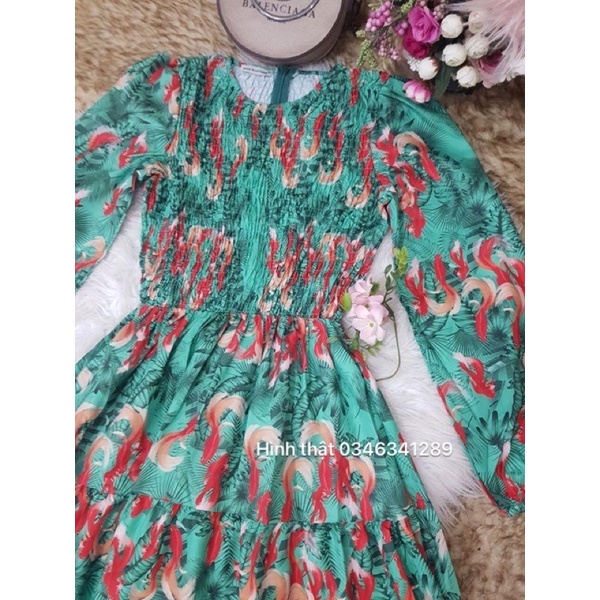 ĐẦM MAXI HOA TD CHẠY NHÚN TÔN DÁNG SIÊU ĐẸP