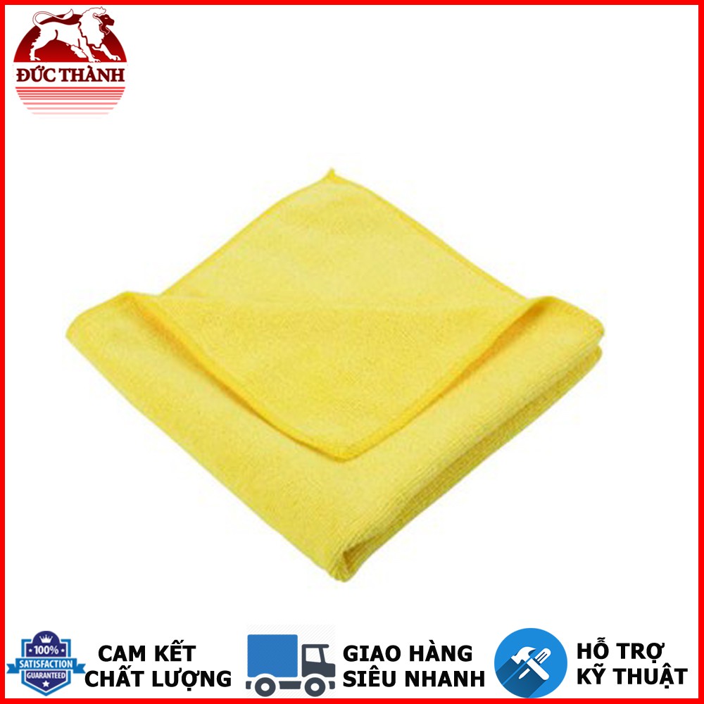 KHĂN LAU ĐA DỤNG CAO CẤP: LAU WAX, SƠN, NỘI THẤT KHÔNG VIỀN MICROFIBER MAXSHINE  BẢO VỆ SƠN (MÀU VÀNG) 40CM X 40CM