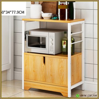 kệ gỗ nhà bếp cao cấp RE0130