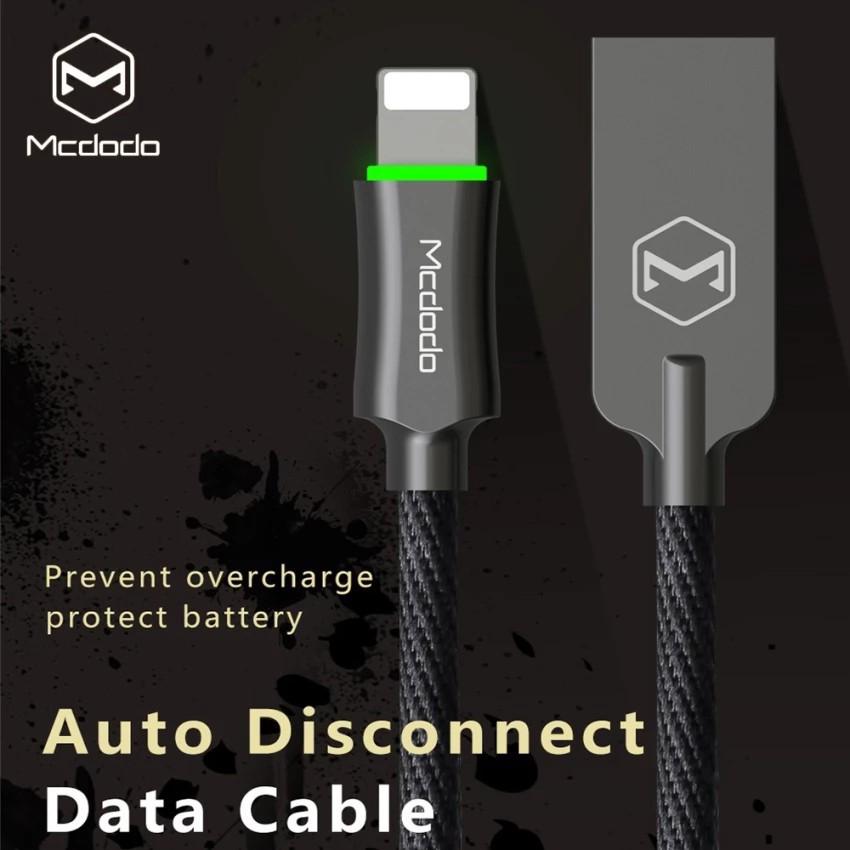 Mcdodo For iPhone 12 mini 11 Pro XS Max X XR 8 7 6 6s Plus 5 5S Cord Fast Charging Auto Disconnect Data Transmission Cable