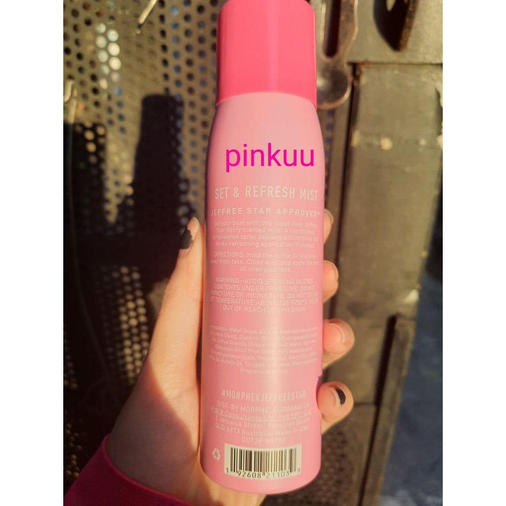 xịt Morphe lót và khoá lớp makeup toner setting spray | BigBuy360 - bigbuy360.vn