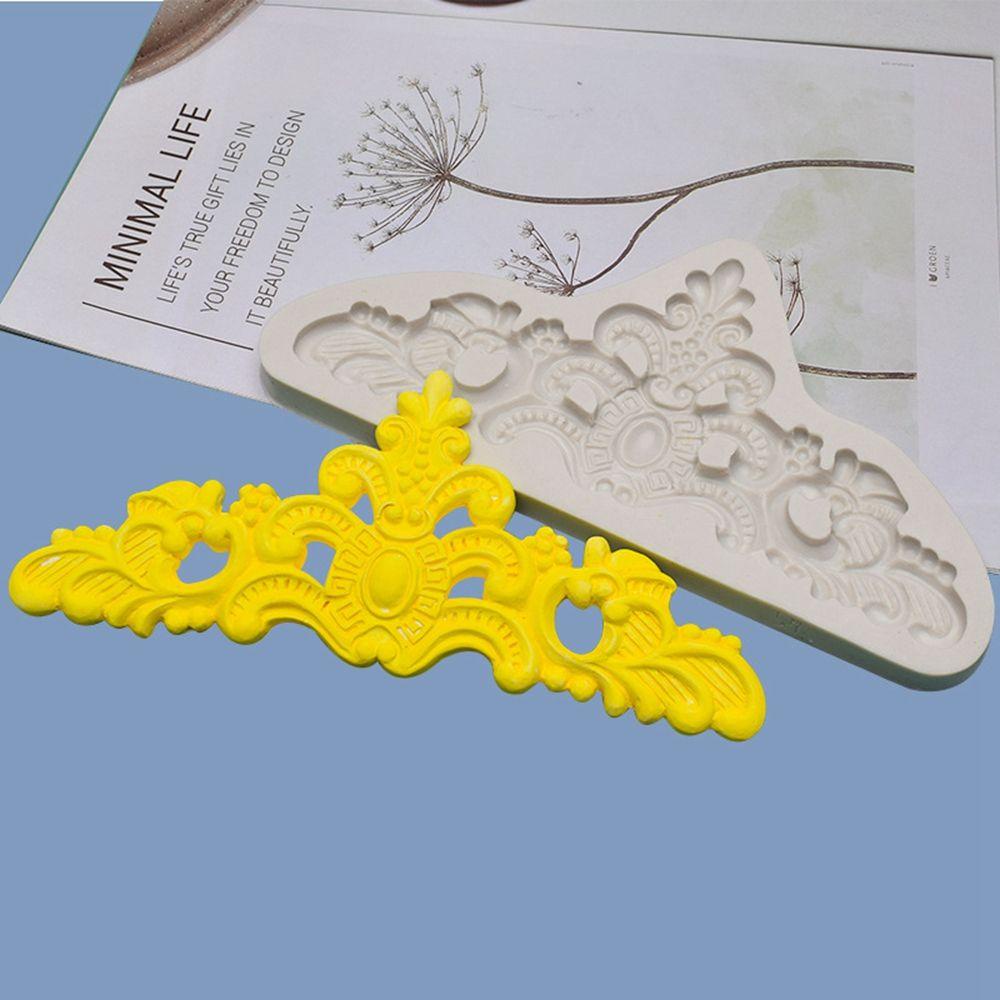 Khuôn Silicone Làm Bánh Chống Dính Hình Vương Miện Độc Đáo