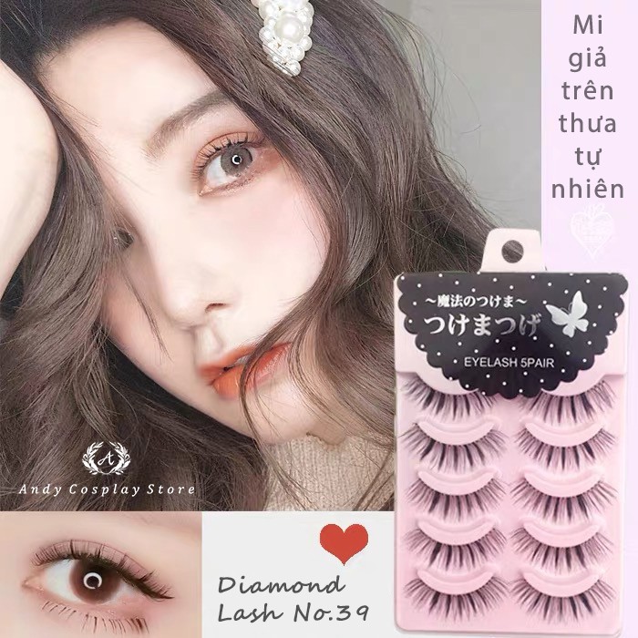 [CÓ SẴN] Mi giả tren Diamond lash No.39 tự nhiên