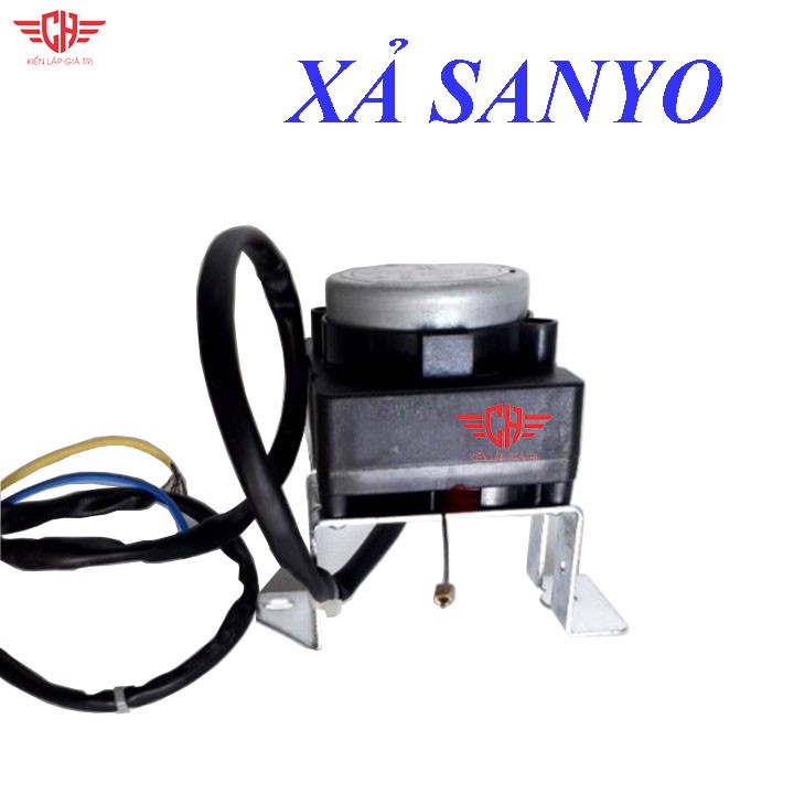 VAn kéo xả máy giặt SANYO đời mới chân sắt van xả máy giặt