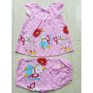 Bộ Tone bé gái size 1,2,3,4,5,6,7 cho bé 5-16kg