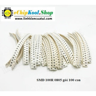 Điện trở dán 100r ohm 0805 smd, euro 100 độ chính xác 1%