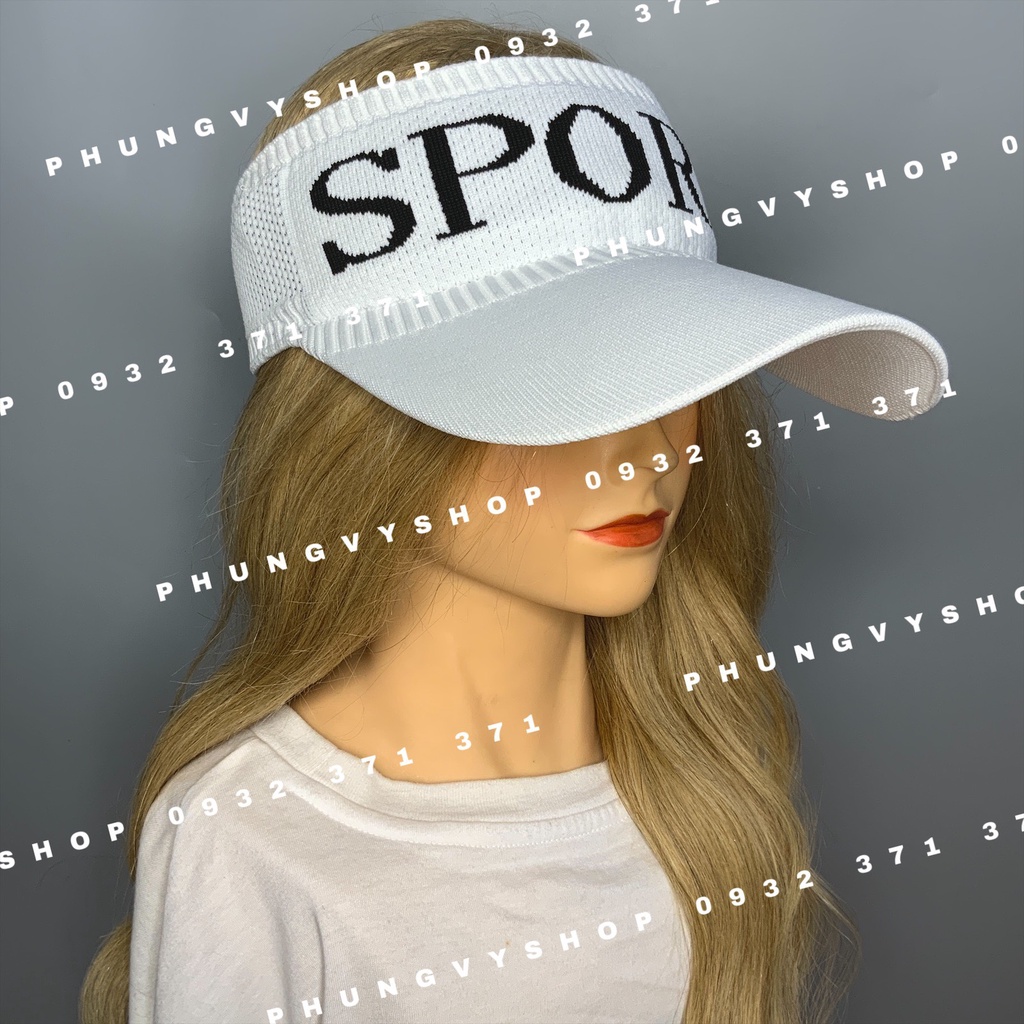 I QAC I Mũ LƯỠI TRAI unisex nam nữ - LEN HỞ CHÓP SPORT - nón kết