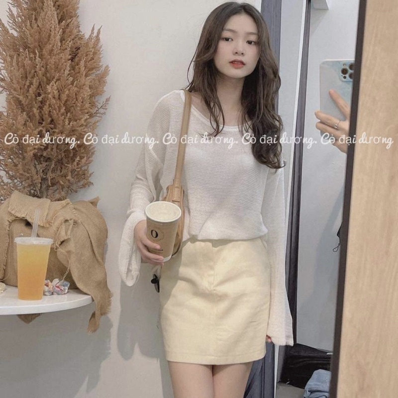 Áo Thun Nữ Dài Tay Dáng Rộng Suông | BigBuy360 - bigbuy360.vn