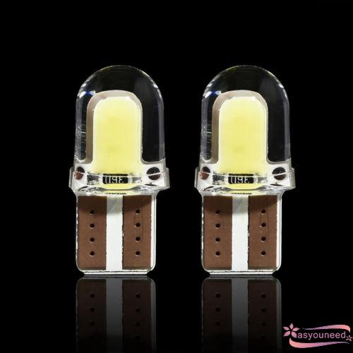 Set 10 đèn LED T10 192 194 168 W5W COB 8SMD bằng Silica siêu sáng dành cho ô tô