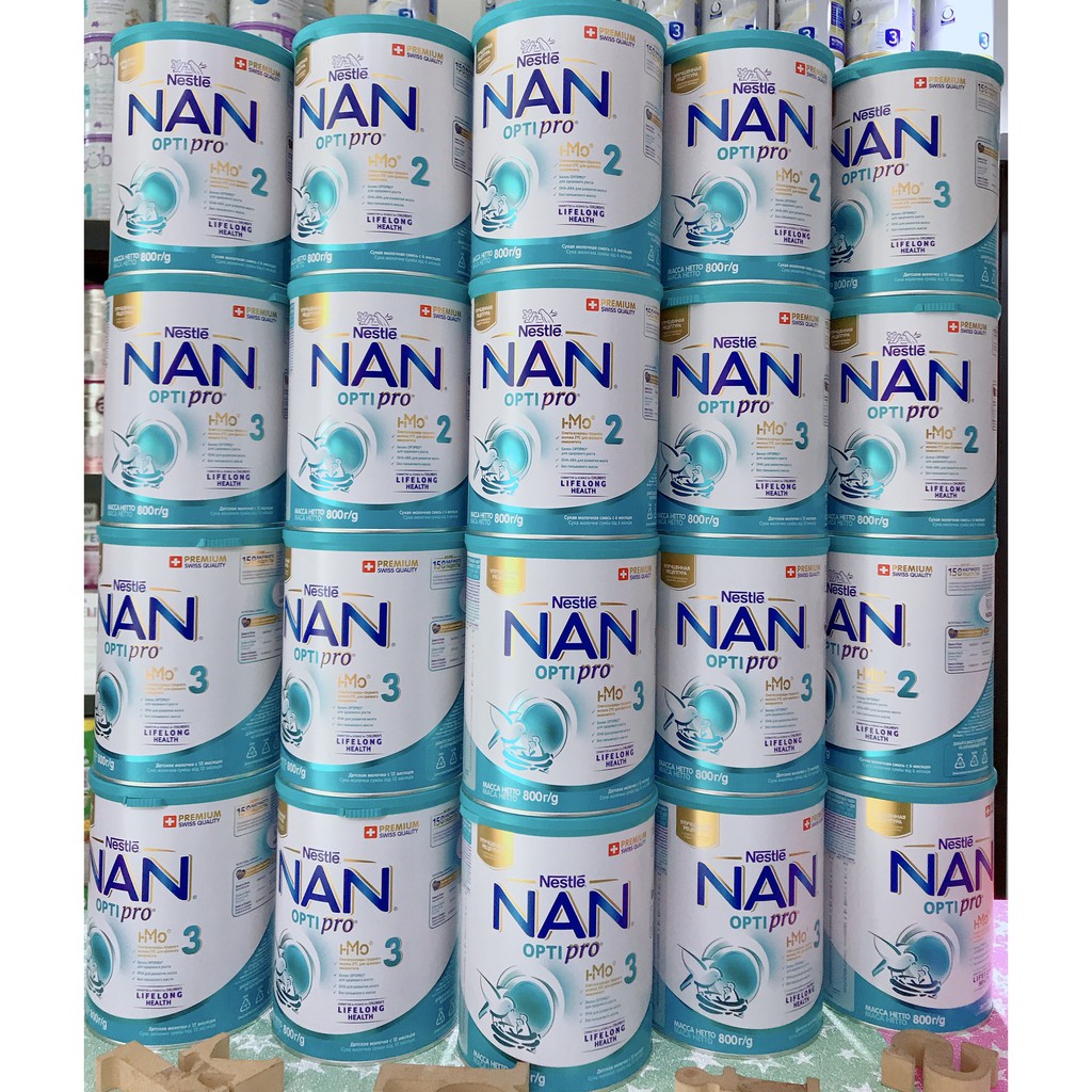 [ MẪU MỚI HMO 9/2023 ] SỮA NAN NGA SỐ 1, 2, 3, 4 lon 800gr