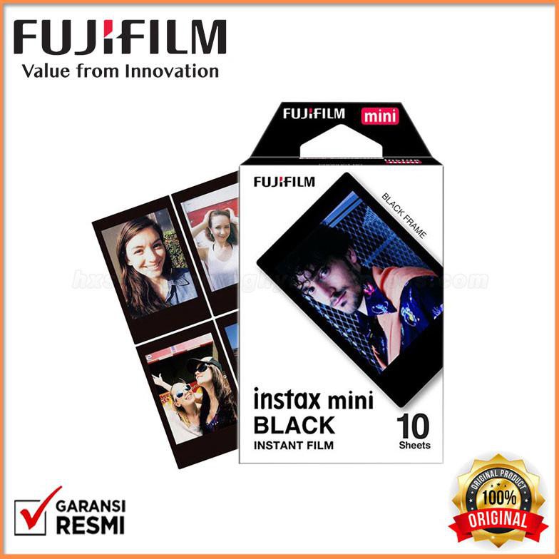 Bộ 10 Tấm Giấy In Ảnh Polaroid Fujifilm Instax Mini Đen