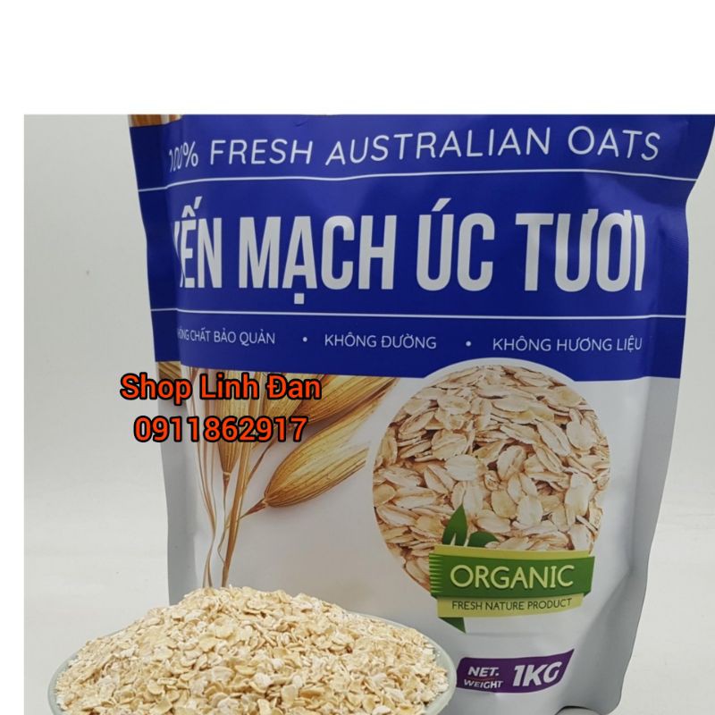 Yến Mạch Úc Tươi Hiệu DSA 1kg Date 2024