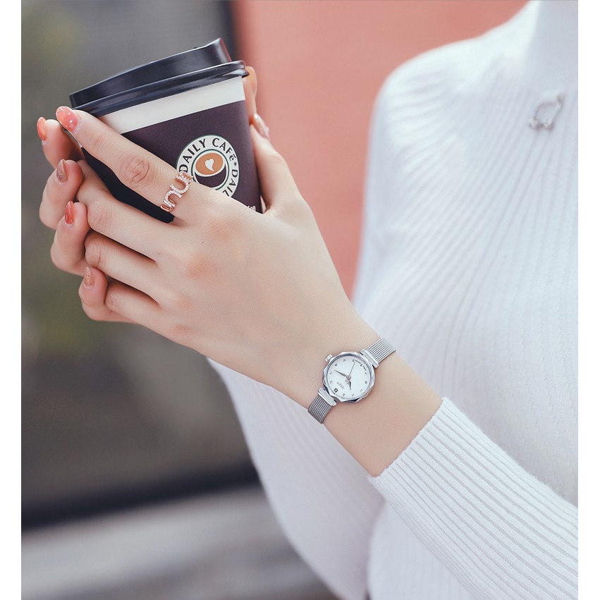 Julius Official | Đồng hồ nữ Julius JA-829 dây thép