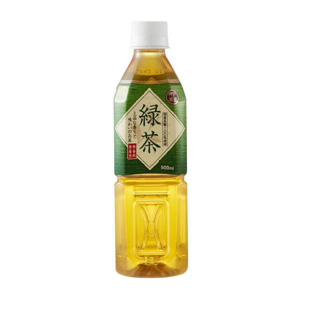 Trà xanh kobe (dạng chai) 500ml Tominaga - Hàng nội địa Nhật Bản