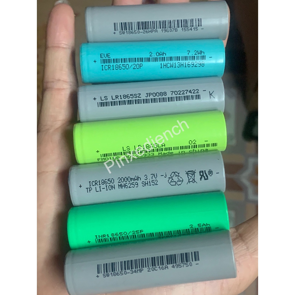 Cell Pin 18650 Tp (taipeng) 2000mah - Xả 20A, chuyên dành cho máy công cụ, máy khoan, xe điện, sạc dự phòng, xe cân bằng