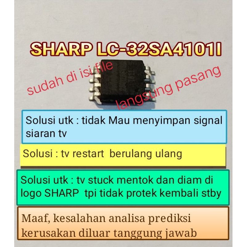 Thẻ Nhớ Sharp Lc-32sa4101i Tv Led Ic Eprom