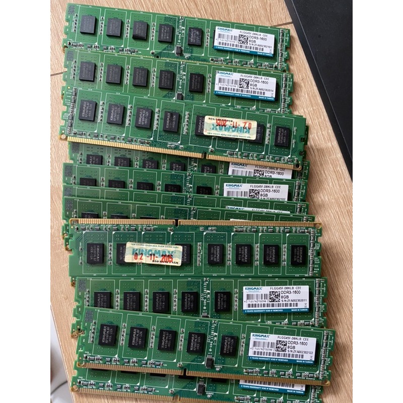 RAM DDR3/ 8Gb Bus 1600MHz Kingmax/ Kingston/ Gskill/ Corsair chính hãng | WebRaoVat - webraovat.net.vn