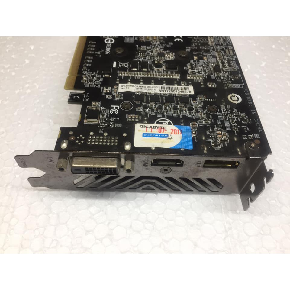 Card Màn hình VGA Giga RX560 Gaming 4G OC DDr5