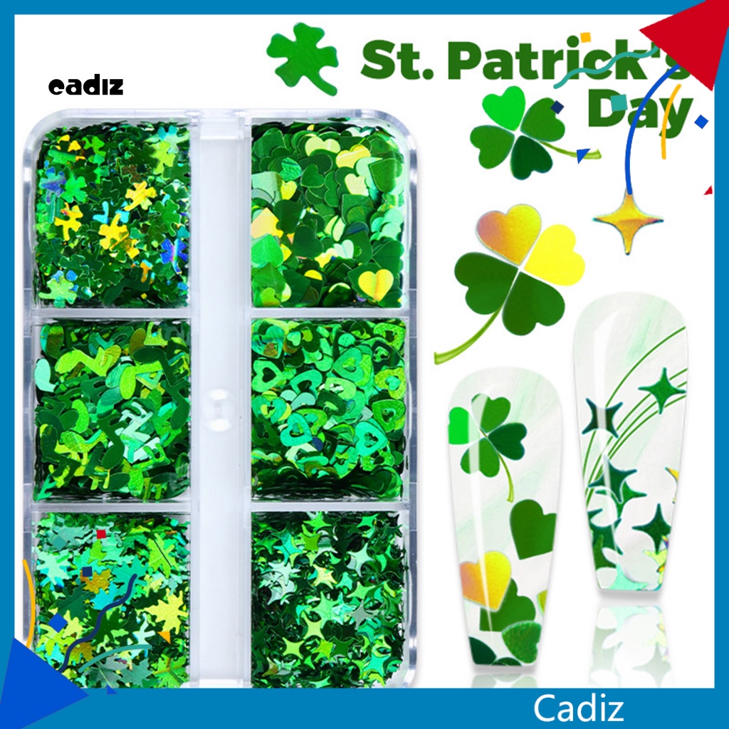 Phụ Kiện Trang Trí Móng Tay Hình Cỏ Bốn Lá Sang Trọng