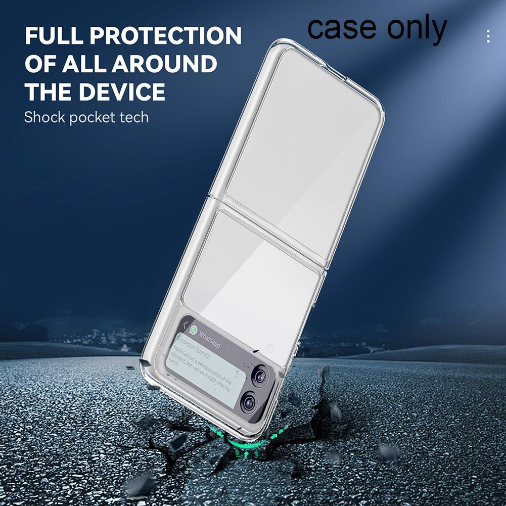 Ốp điện thoại trong suốt chống rơi cho Samsung Galaxy Z Flip3