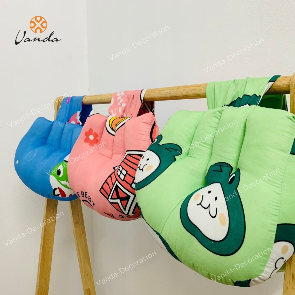 Gối bầu cánh tiên cotton poly trần bông gòn kháng khuẩn cao cấp