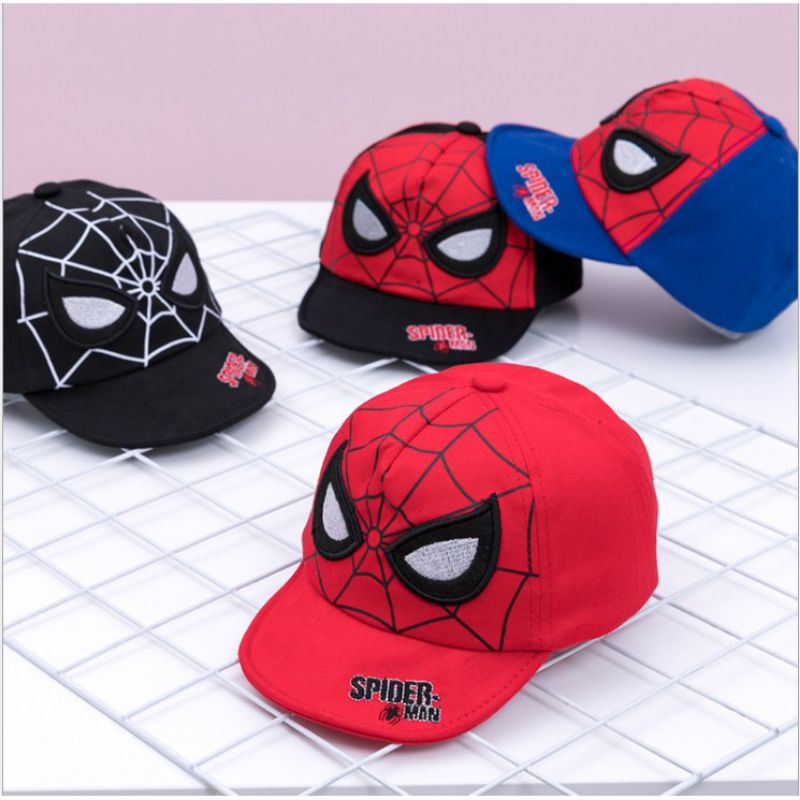 Mũ lưỡi trai trẻ em hình người nhện spiderman cho bé (6 tháng - 3 tuổi)