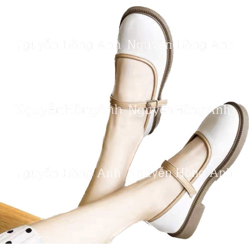 giày đốc bệt da mềm (giầy mary jane) 3 màu phong cách hàn quốc cho nữ g99-3