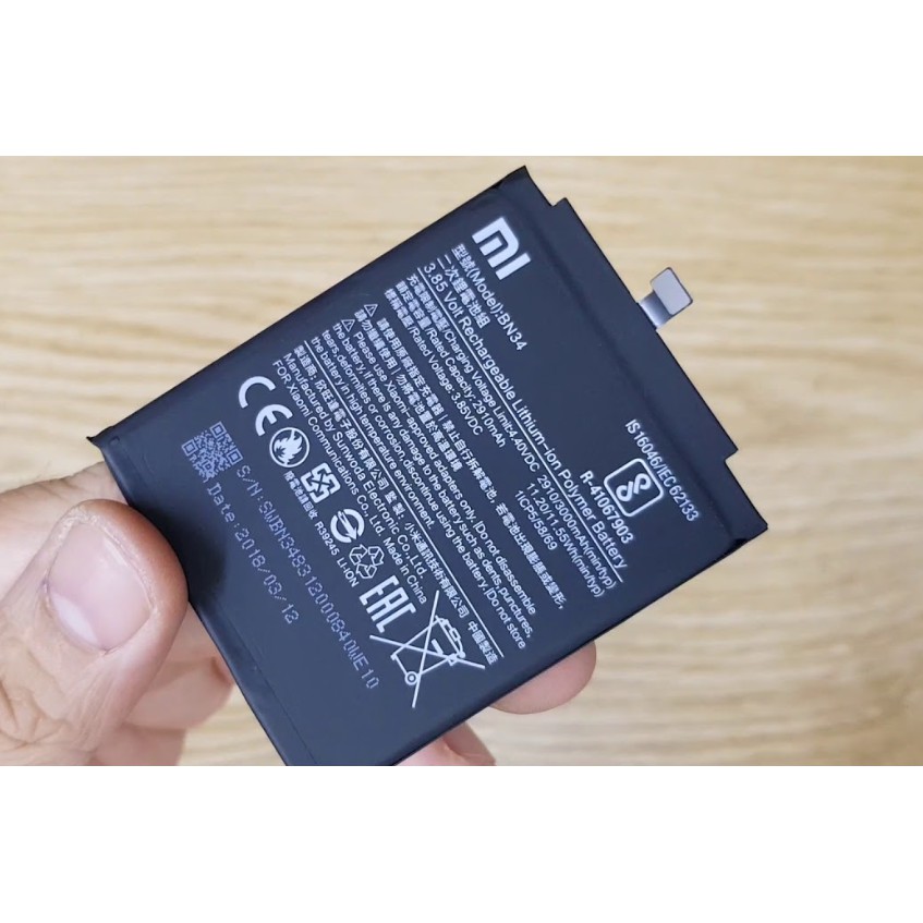 Pin Xiaomi Redmi 5A M5A BN34 2910mAh