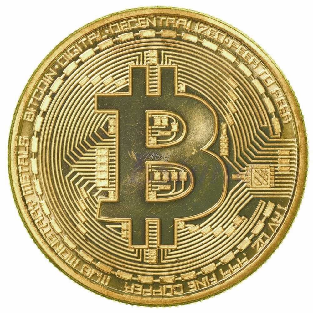 Gold Plated Bitcoin Miniature