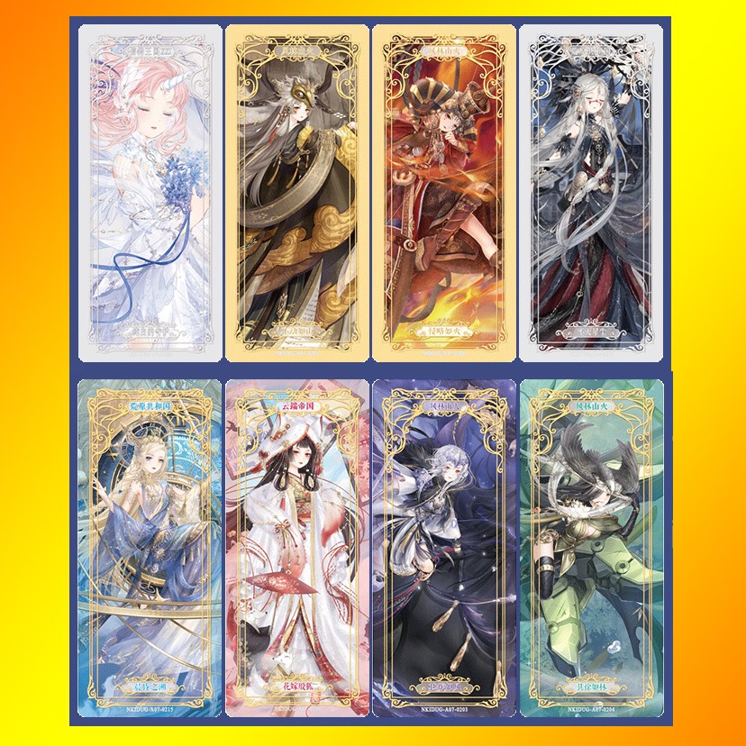 Bộ thẻ bài Ngôi Sao Thời Trang Miracle Nikki S9 Mê Chi Các 9 - postcard, bookmark