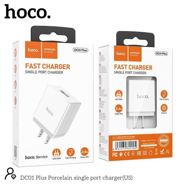 Bộ Sạc Nhanh HOCO DC01 Plus Cho iPhone/Micro/Type C - Chính hãng - Bảo Hành 6 Tháng