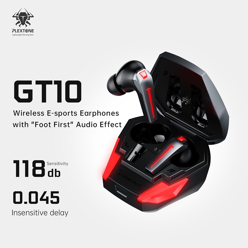 Tai nghe bluetooth PLEXTONE 4Fire 4 Game GT10 chống ồn - Tai nghe Gaming độ trễ thấp 40ms tai nghe không dây