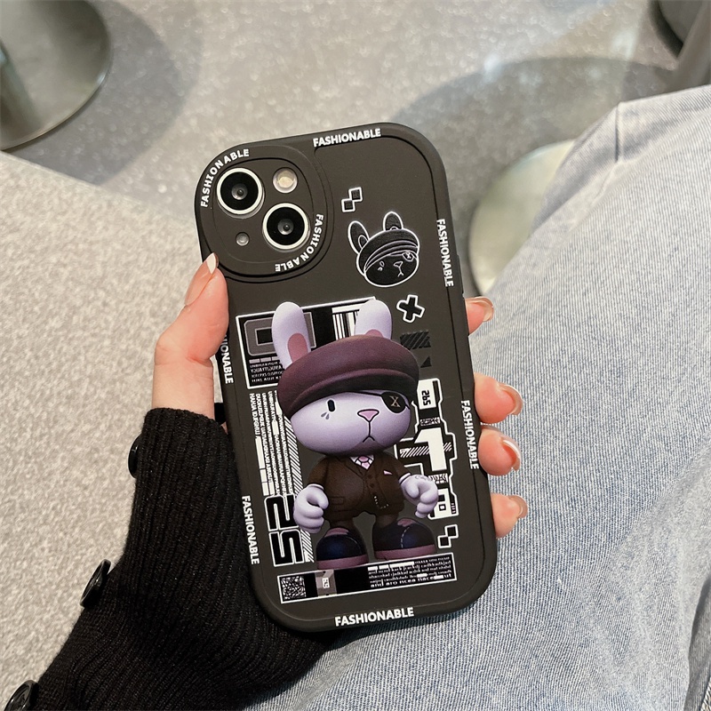 Ốp Điện Thoại Silicon Mềm Chống Sốc In Hình Thỏ Cho ốp iphone 11 pro max 12 13 pro max X / Xs max XR 7plus / 8plus 7 / 8 / se2020 6s plus ốp iphone
