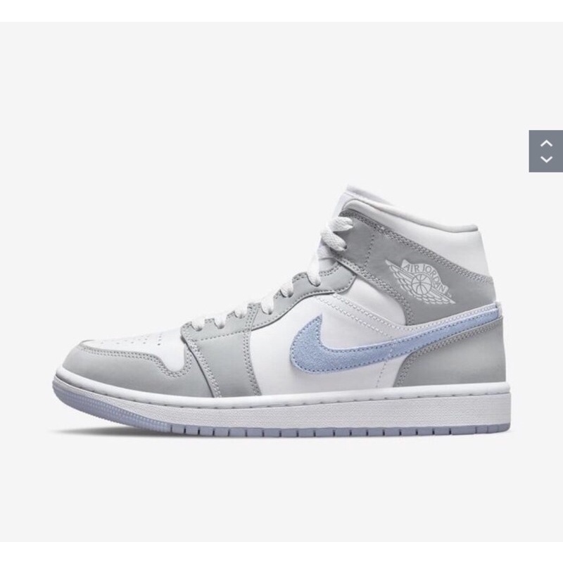 Giày Nike Air Jordan 1 Mid Wolf Grey Aluminum