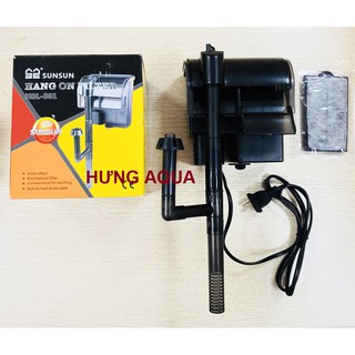 Lọc thác treo bể cá mini sunsun hbl 301, 501 701 tiết kiệm điện tích hợp lọc váng