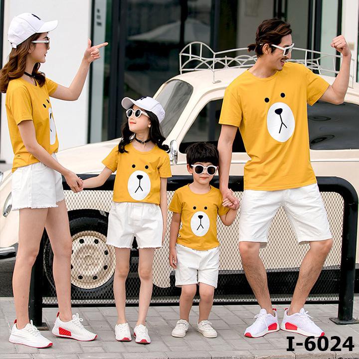 I6024 Áo Thun Gia Đình 2020 Siêu Hot, Chất Thun 4 Chiều , Dày Dặn,Giá Lẻ Như Giá Sỉ