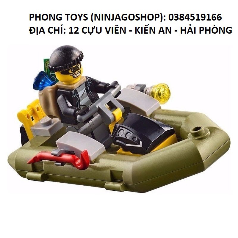 Lắp ráp xếp hình 10421 Police Patrol: Tàu Tuần Tra Cảnh Sát 409 chi tiết