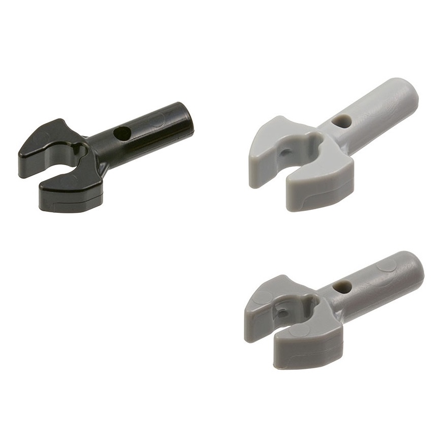 Đồ chơi xếp hình Lego Gạch lẻ Bar 1L with Clip Mechanical Claw, Cut Edges and Hole on Side